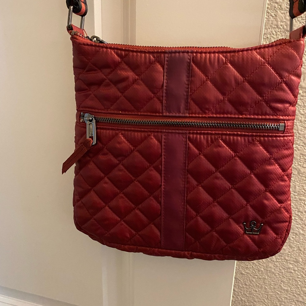 Deep Red OliverThomas Cross-Body Bag